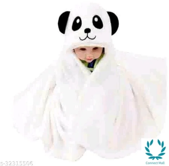 Premium Hooded Microfiber Baby Wrapper for all season Towel IN PINK And BLUE - 0-6 Months New Born Baby